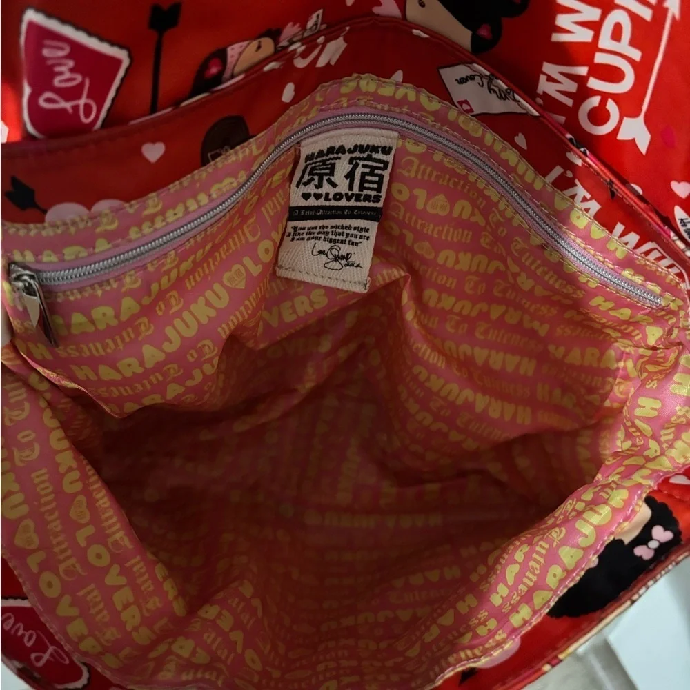 Harajuku Lovers Cupid Red Crossbody with Adjustable Strap